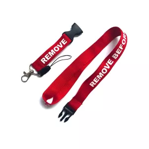 Kľúčenka na krk REMOVE BEFORE FLIGHT